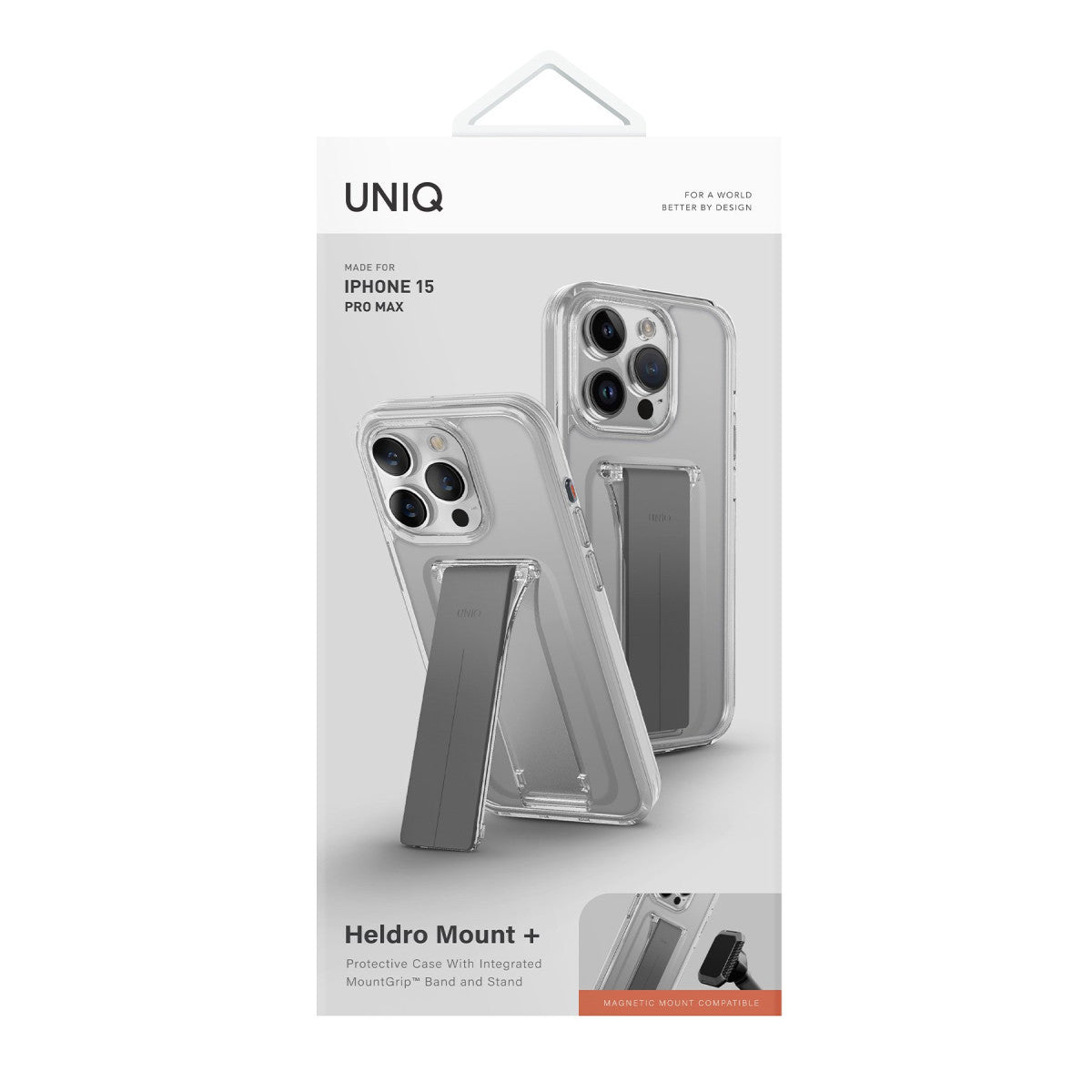 Uniq Apple iPhone 15 Pro Max Heldro Mount Standlı Kapak