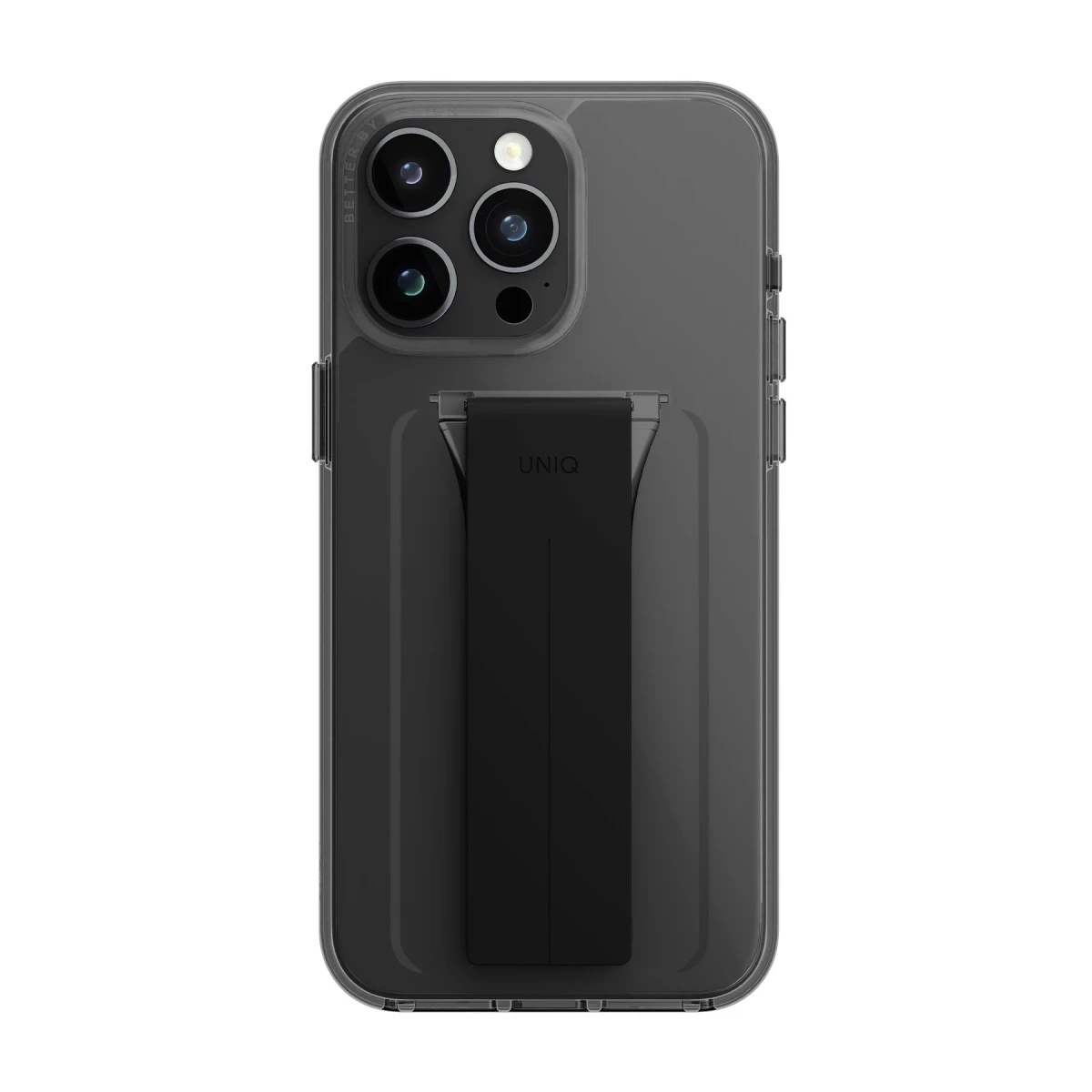 Uniq Apple iPhone 15 Pro Max Heldro Mount Standlı Kapak - Siyah