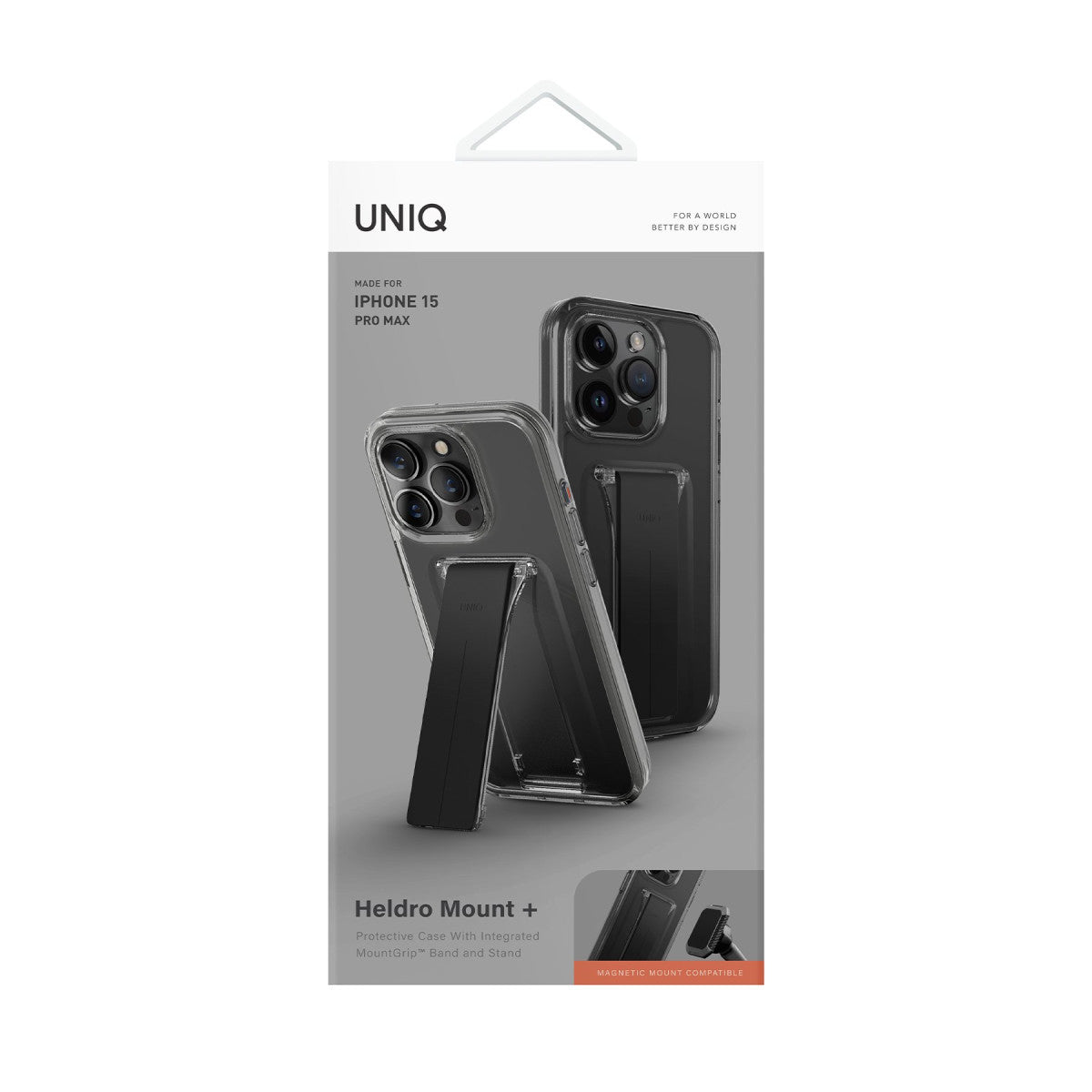 Uniq Apple iPhone 15 Pro Max Heldro Mount Standlı Kapak