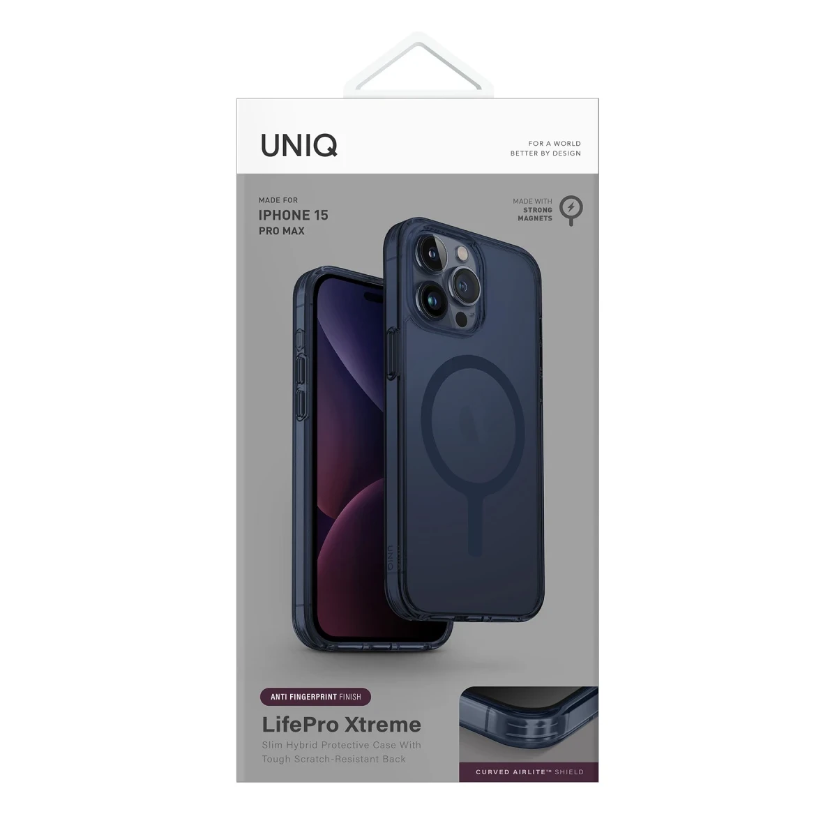 Uniq Apple iPhone 15 Pro Max LifePro Xtreme Magsafe Kapak - Mavi