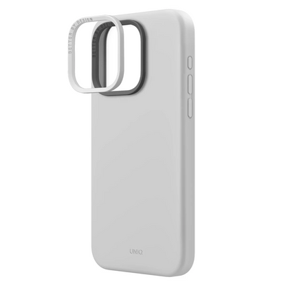 Uniq Apple iPhone 15 Pro Max Lino Hue Magsafe Kapak - Titan Gri