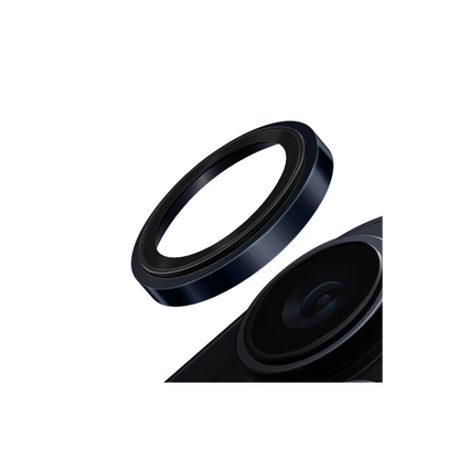 Uniq Apple iPhone 15 Pro Max Optix Çelik Çerçeveli Sapphire Kamera Lens Koruyucu - Lacivert
