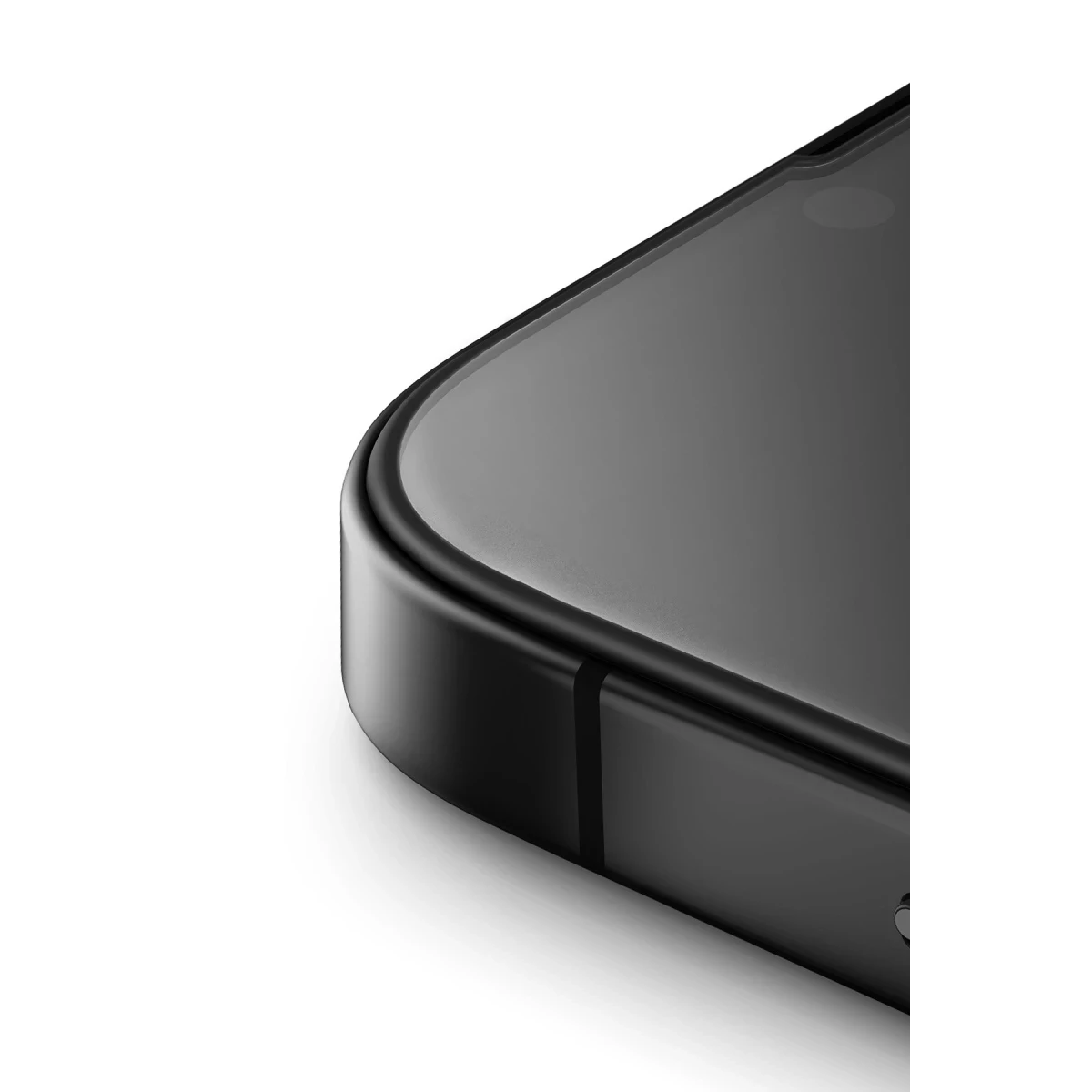 Uniq Apple iPhone 15 Pro Max Optix Mat Ekran Koruyucu - Siyah