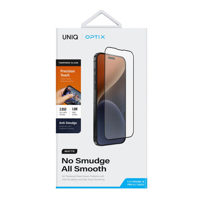 Uniq Apple iPhone 15 Pro Max Optix Mat Ekran Koruyucu