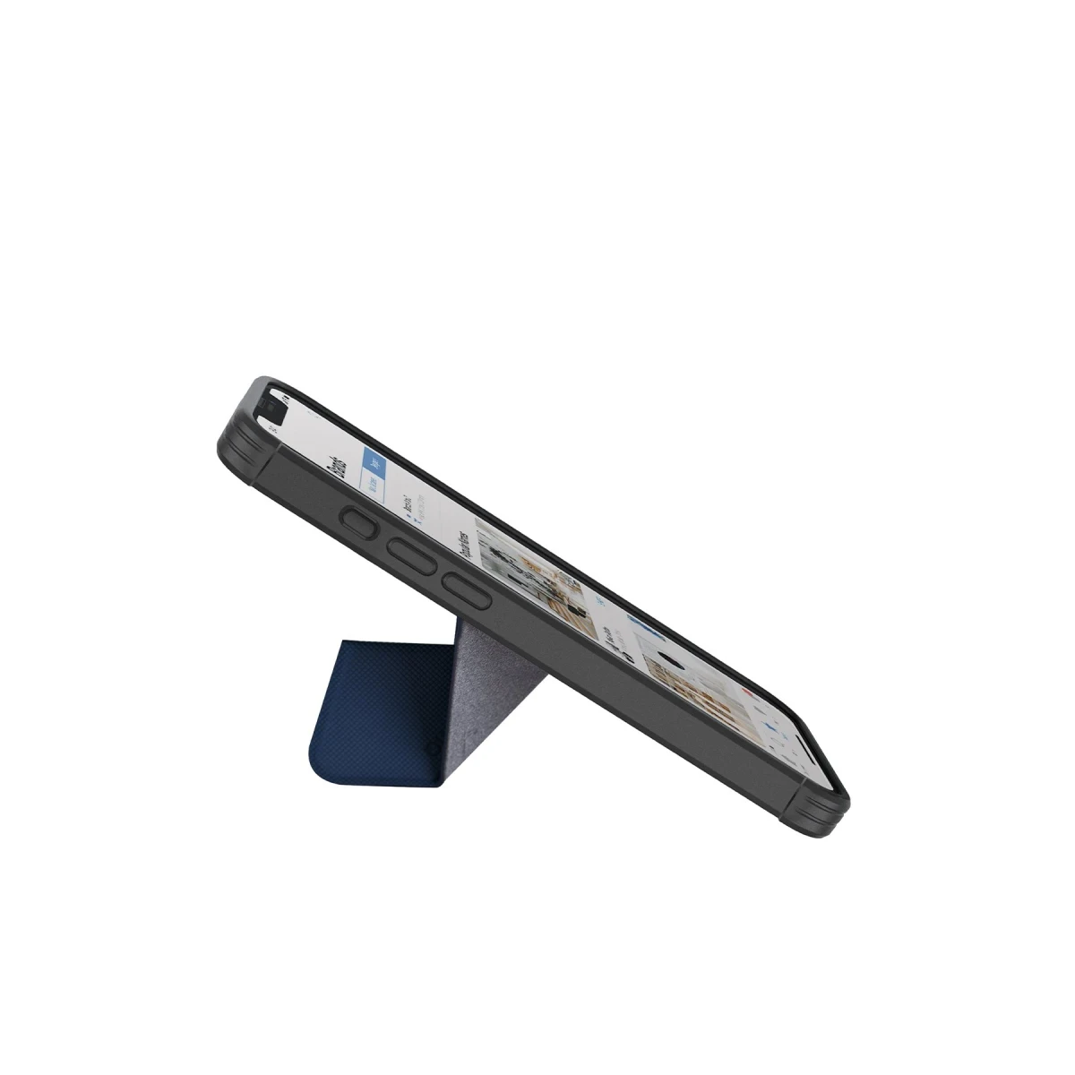 Uniq Apple iPhone 15 Pro Max Transforma Magsafe Standlı Kapak - Mavi