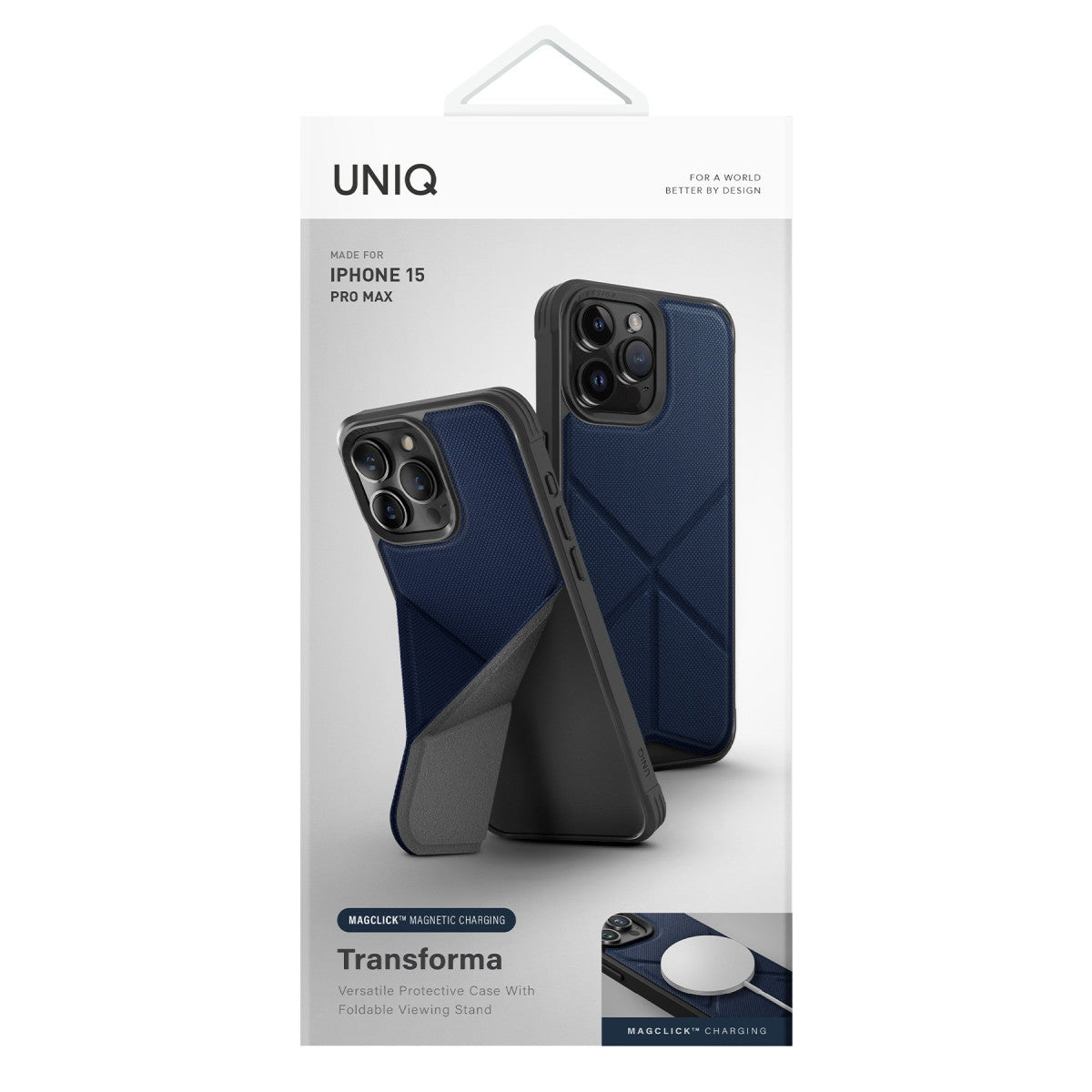 Uniq Apple iPhone 15 Pro Max Transforma Magsafe Standlı Kapak
