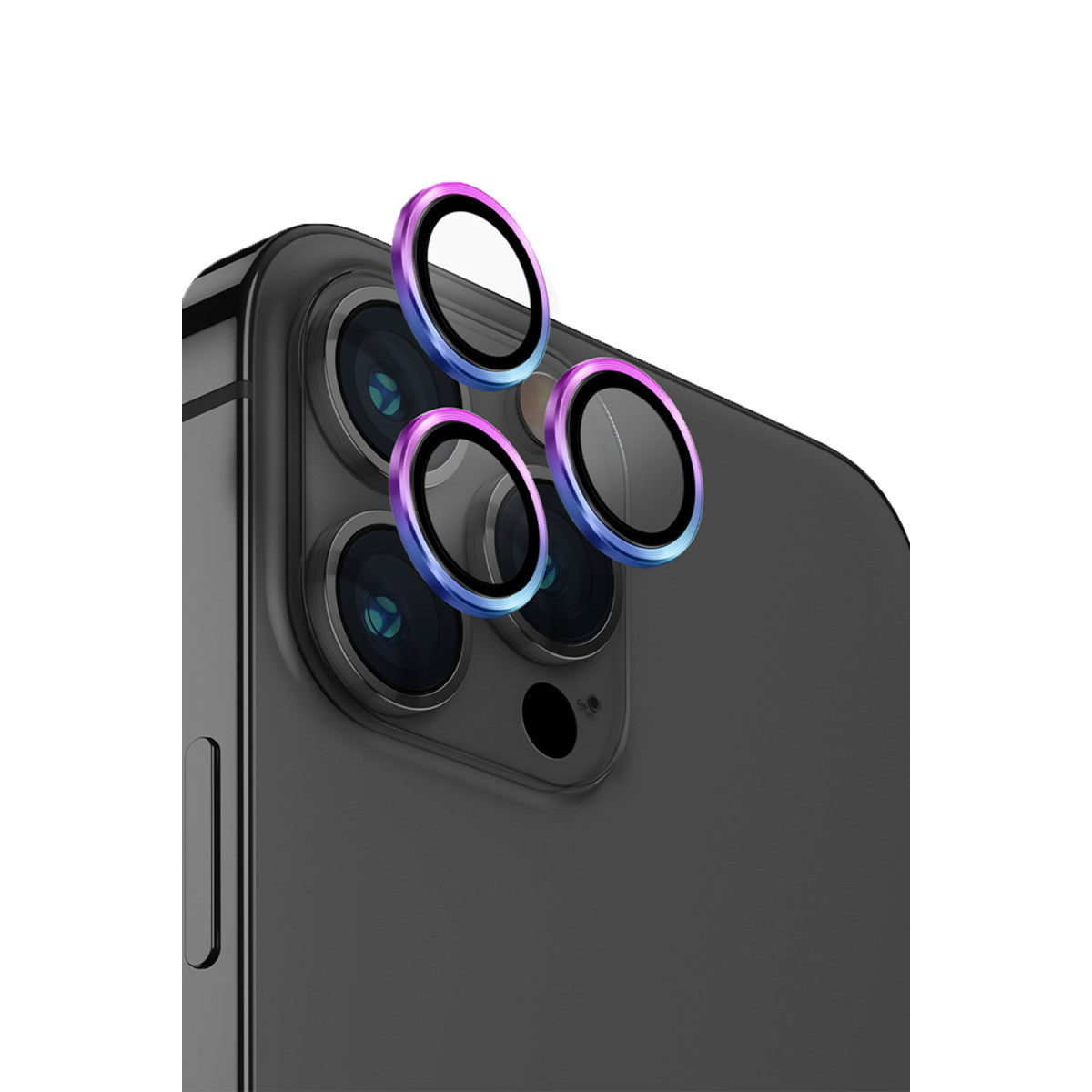 Uniq Apple iPhone 15 Pro Optix Alüminyum Kamera Lens Koruyucu