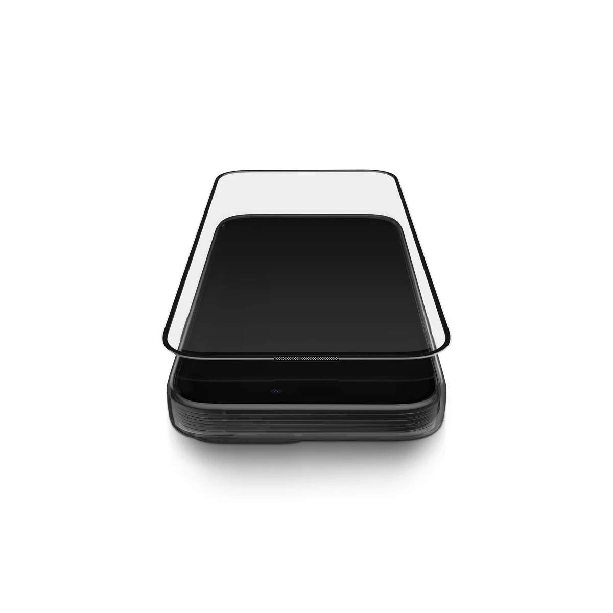 Uniq Apple iPhone 15 Pro Optix Anti Reflective Cam Ekran Koruyucu - Siyah