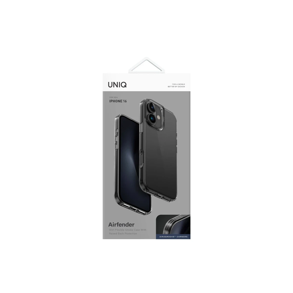 Uniq Apple iPhone 16 Air Fender Kapak - Füme