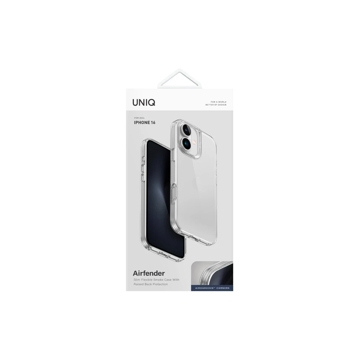 Uniq Apple iPhone 16 Air Fender Kapak - Şeffaf