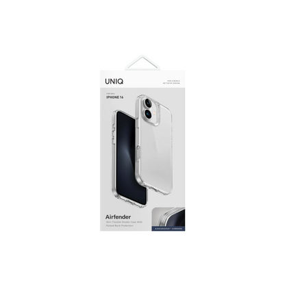 Uniq Apple iPhone 16 Air Fender Kapak - Şeffaf
