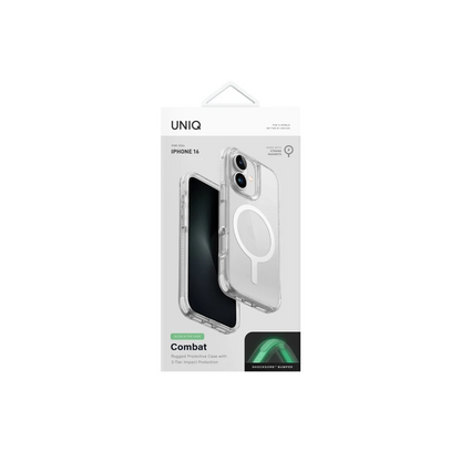 Uniq Apple iPhone 16 Combat Magsafe Kapak - Beyaz