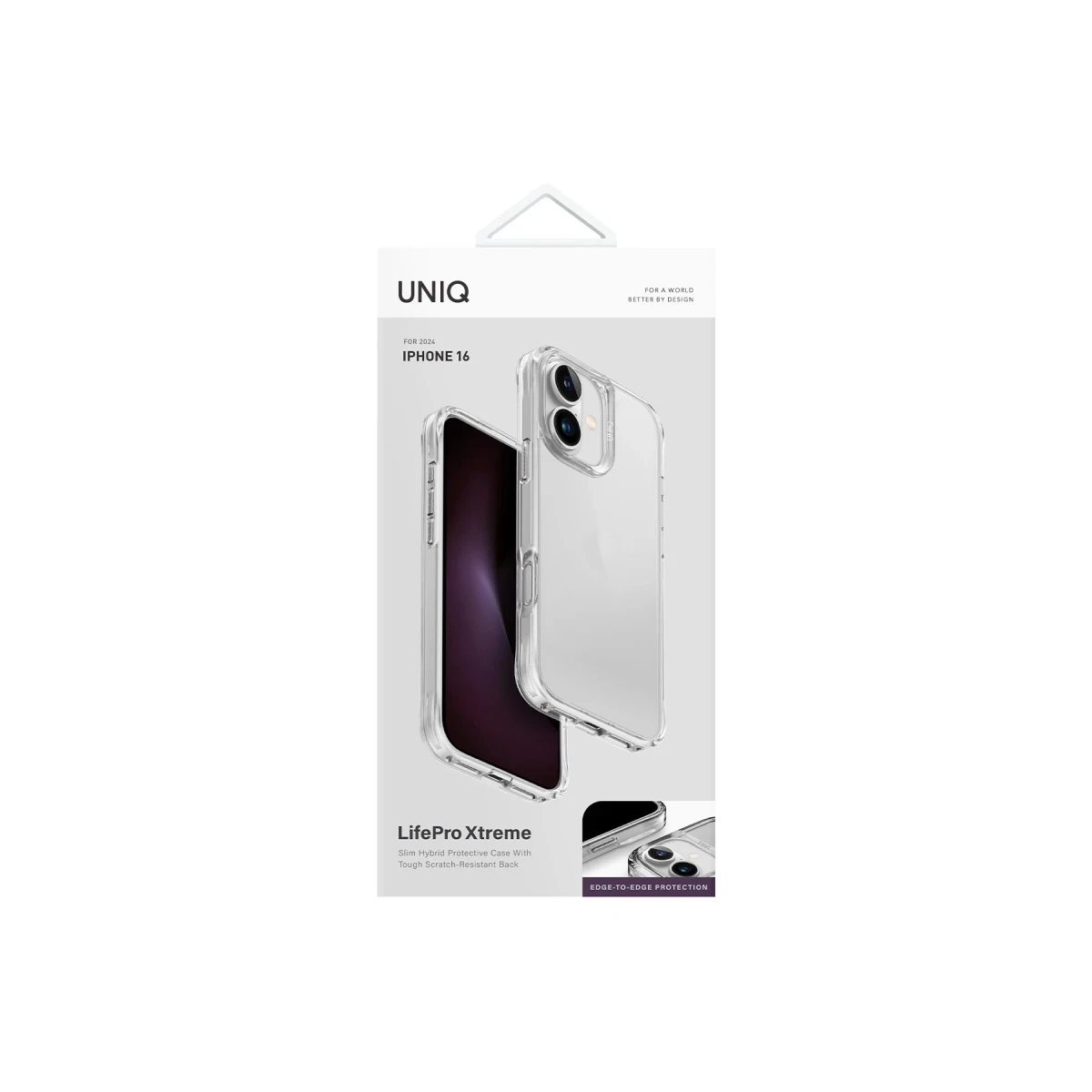 Uniq Apple iPhone 16 LifePro Xtreme Kapak - Şeffaf