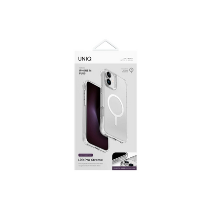 Uniq Apple iPhone 16 LifePro Xtreme Magsafe Kapak - Şeffaf