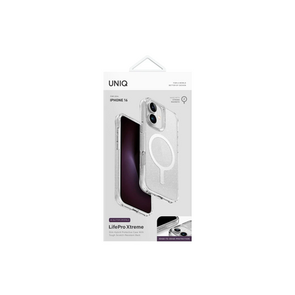 Uniq Apple iPhone 16 LifePro Xtreme Magsafe Kapak - Simli