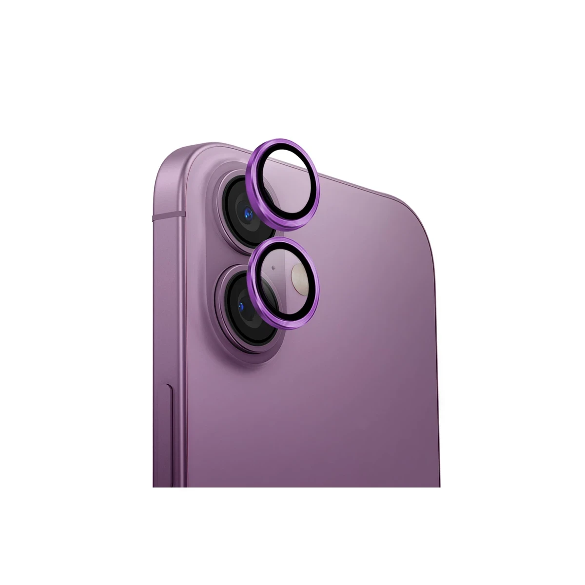 Uniq Apple iPhone 16 Optix Alüminyum Kamera Lens Koruyucu - Pembe