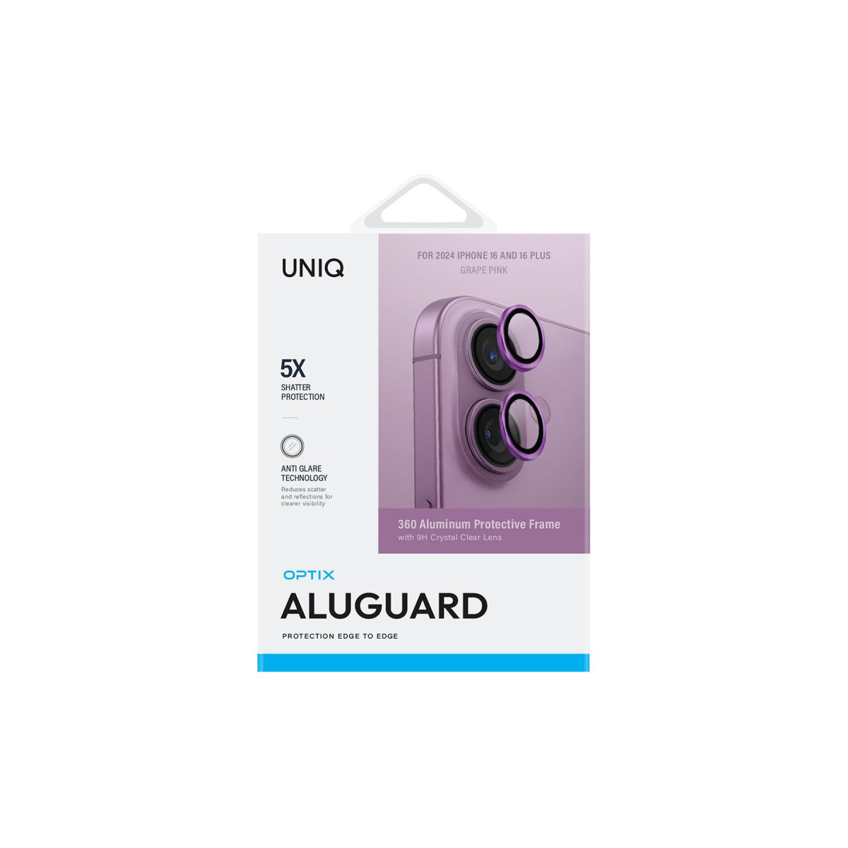 Uniq Apple iPhone 16 Optix Alüminyum Kamera Lens Koruyucu