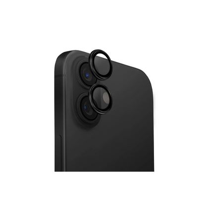 Uniq Apple iPhone 16 Optix Alüminyum Kamera Lens Koruyucu - Siyah