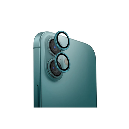 Uniq Apple iPhone 16 Optix Alüminyum Kamera Lens Koruyucu - Yeşil