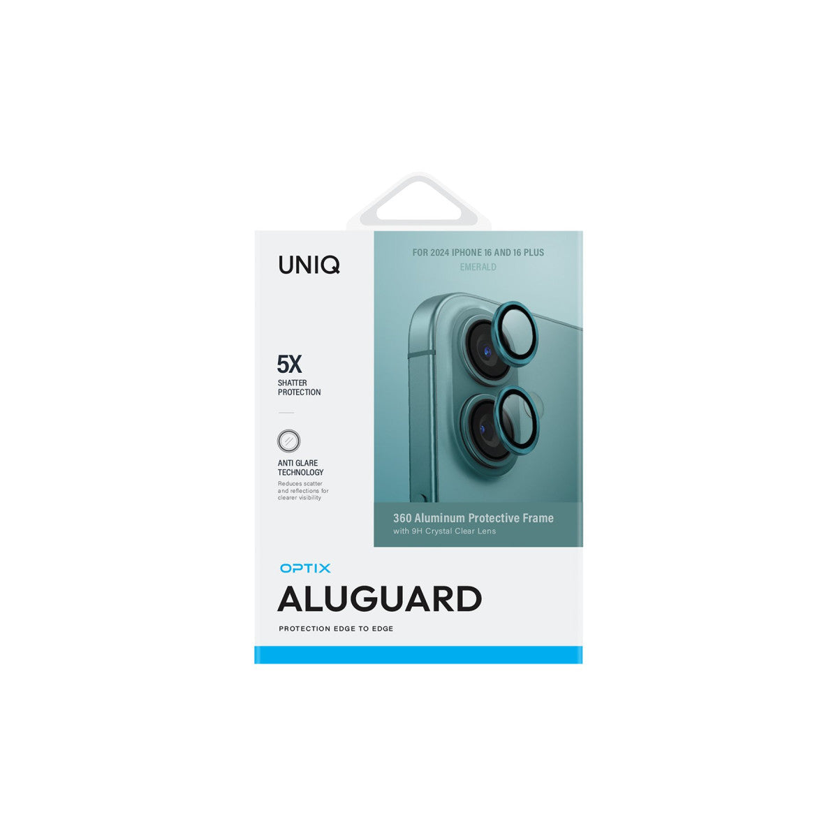 Uniq Apple iPhone 16 Optix Alüminyum Kamera Lens Koruyucu