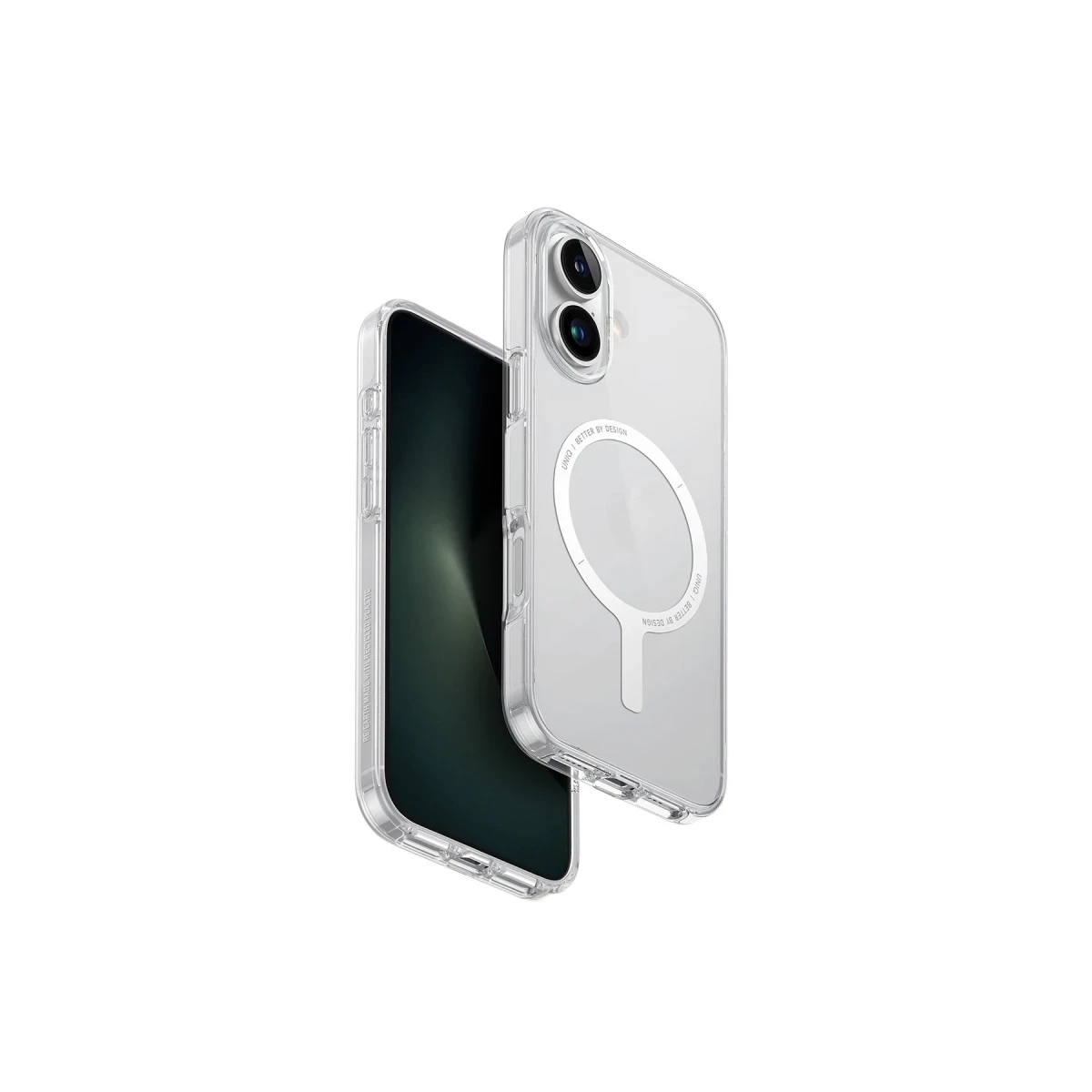 Uniq Apple iPhone 16 Plus Clario Magsafe Kapak - Şeffaf