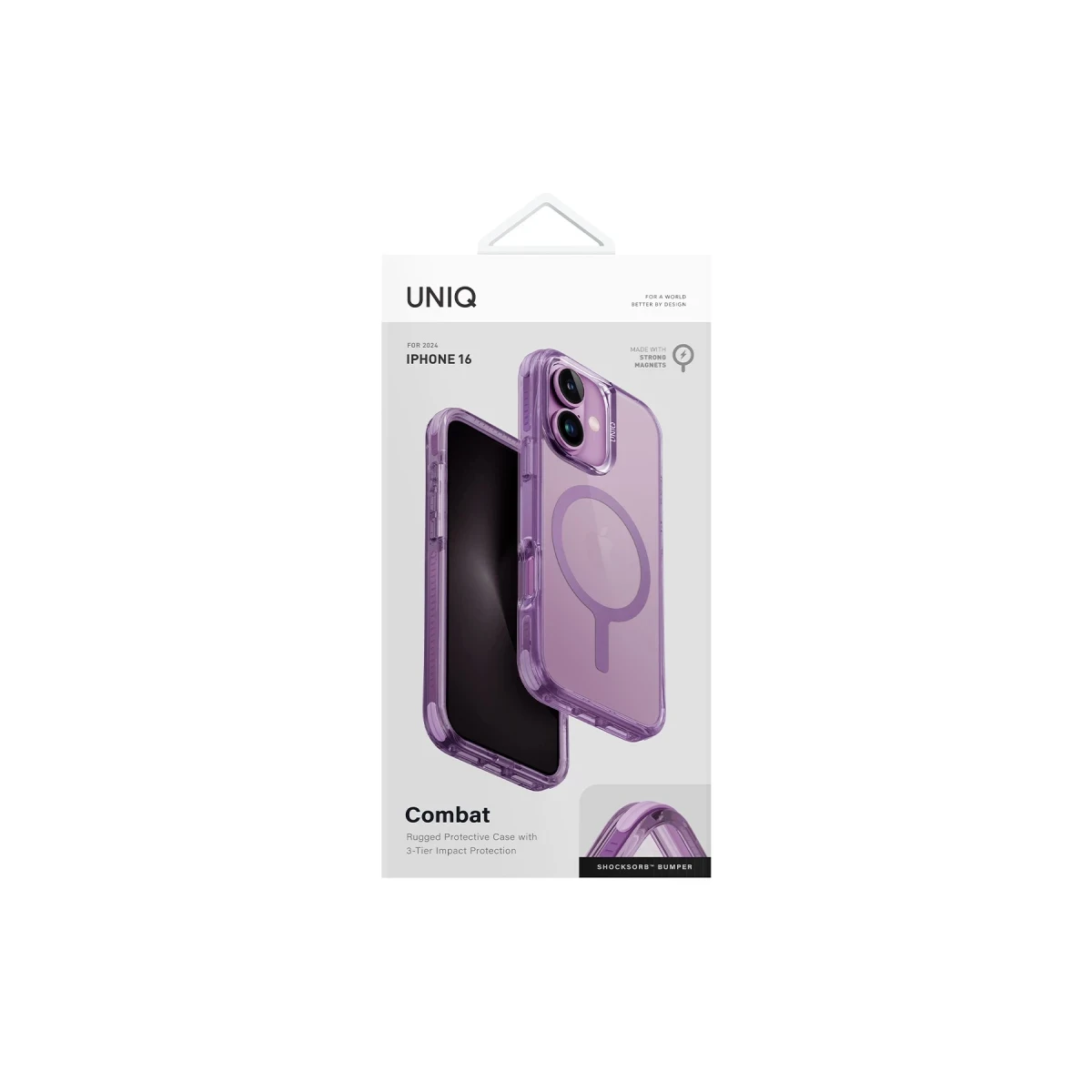 Uniq Apple iPhone 16 Plus Combat Magsafe Kapak - Pembe