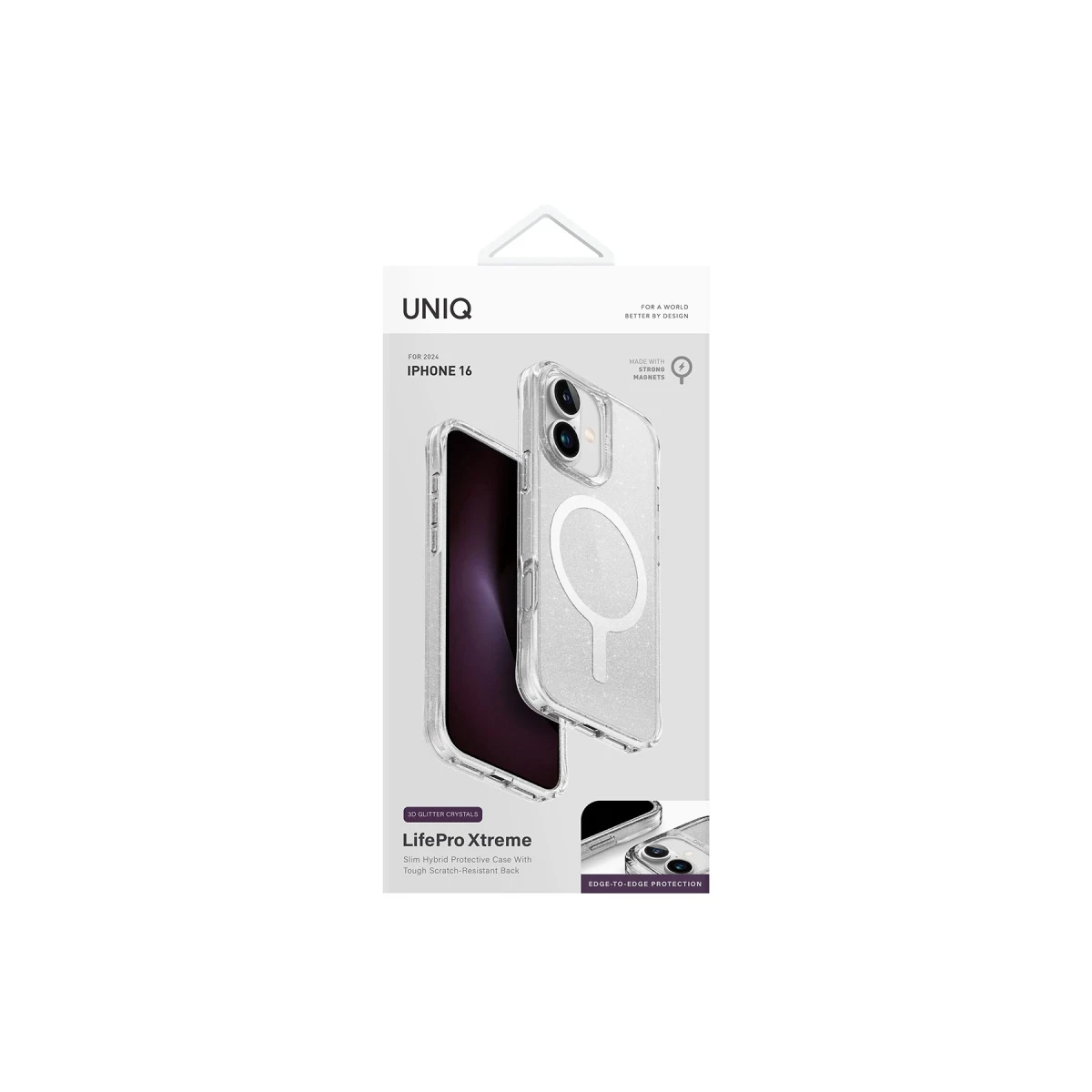 Uniq Apple iPhone 16 Plus LifePro Xtreme Magsafe Kapak - Simli