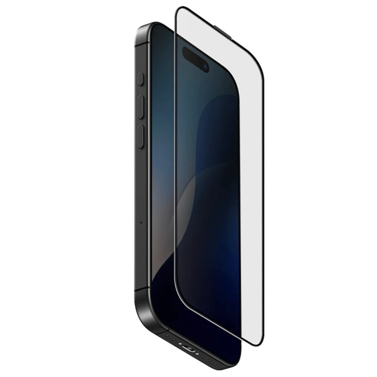 Uniq Apple iPhone 16 Plus Optix Vivid Cam Ekran Koruyucu - Siyah