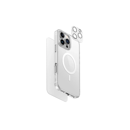 Uniq Apple iPhone 16 Pro Clearvue Magsafe 3in1 Set Kapak - Şeffaf