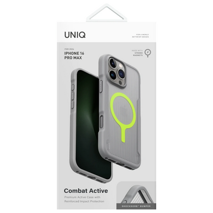 Uniq Apple iPhone 16 Pro Combat Active Magsafe Kapak - Titan Gri