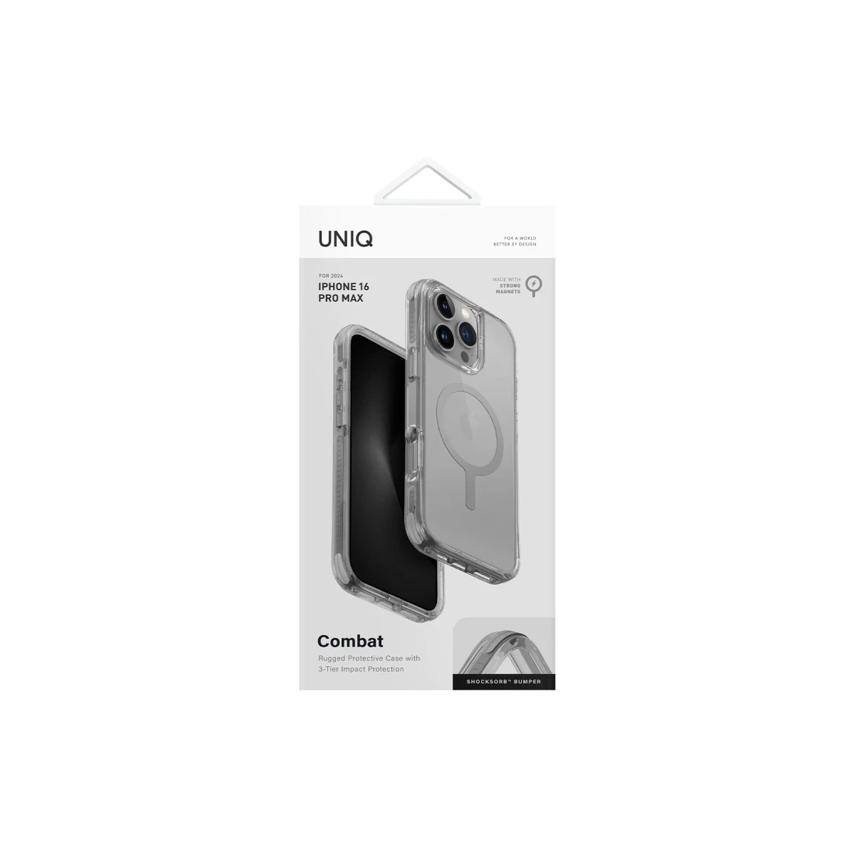 Uniq Apple iPhone 16 Pro Combat Magsafe Kapak - Titan Gri