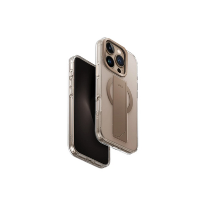 Uniq Apple iPhone 16 Pro Heldro Max Magsafe Standlı Kapak - Gold