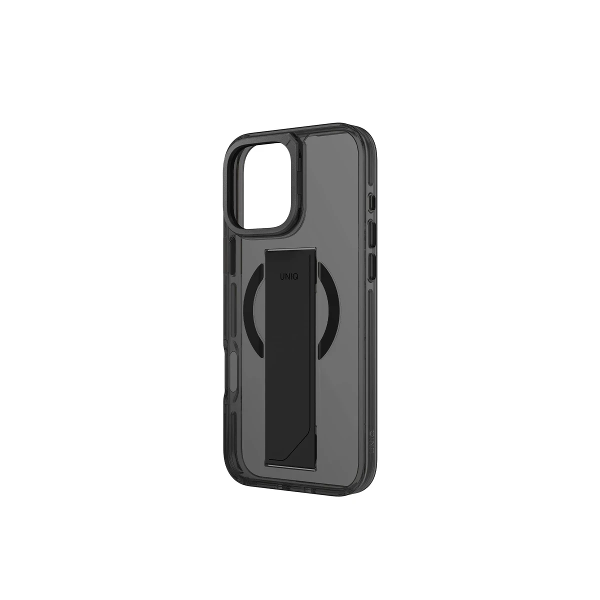 Uniq Apple iPhone 16 Pro Heldro Max Magsafe Standlı Kapak - Siyah