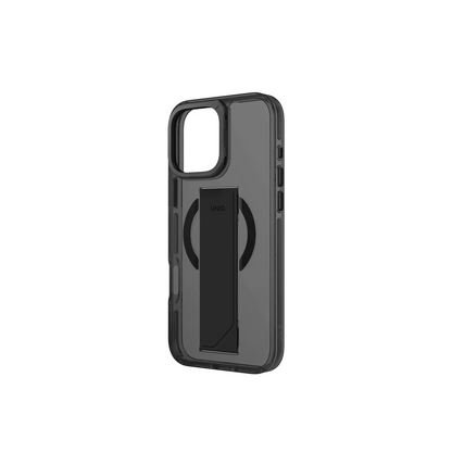 Uniq Apple iPhone 16 Pro Heldro Max Magsafe Standlı Kapak - Siyah