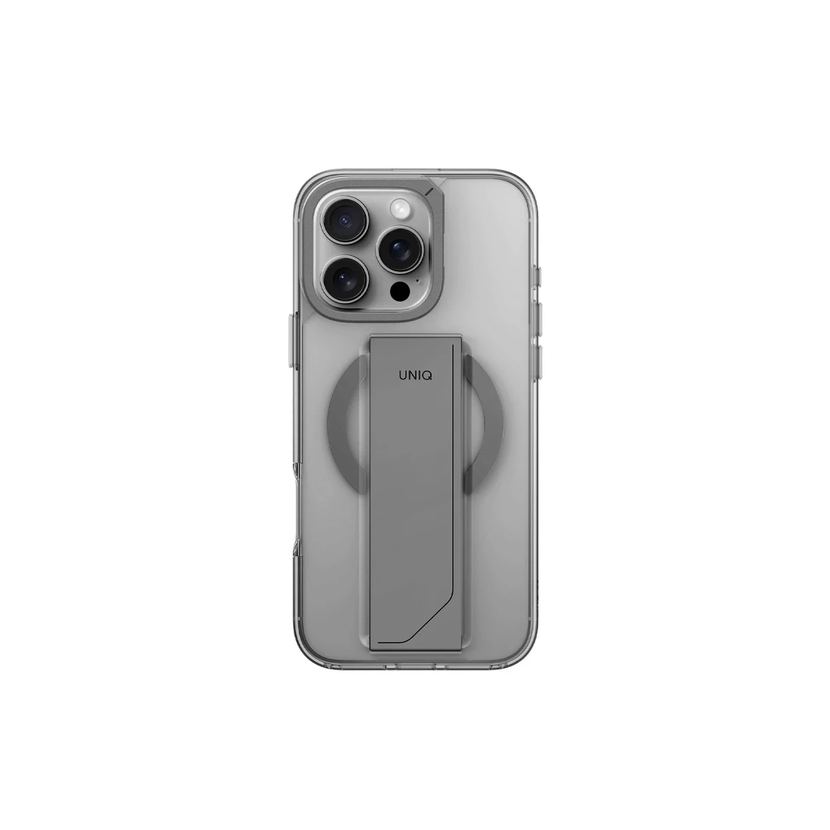 Uniq Apple iPhone 16 Pro Heldro Max Magsafe Standlı Kapak - Titan Gri