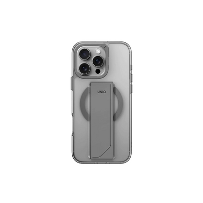Uniq Apple iPhone 16 Pro Heldro Max Magsafe Standlı Kapak - Titan Gri