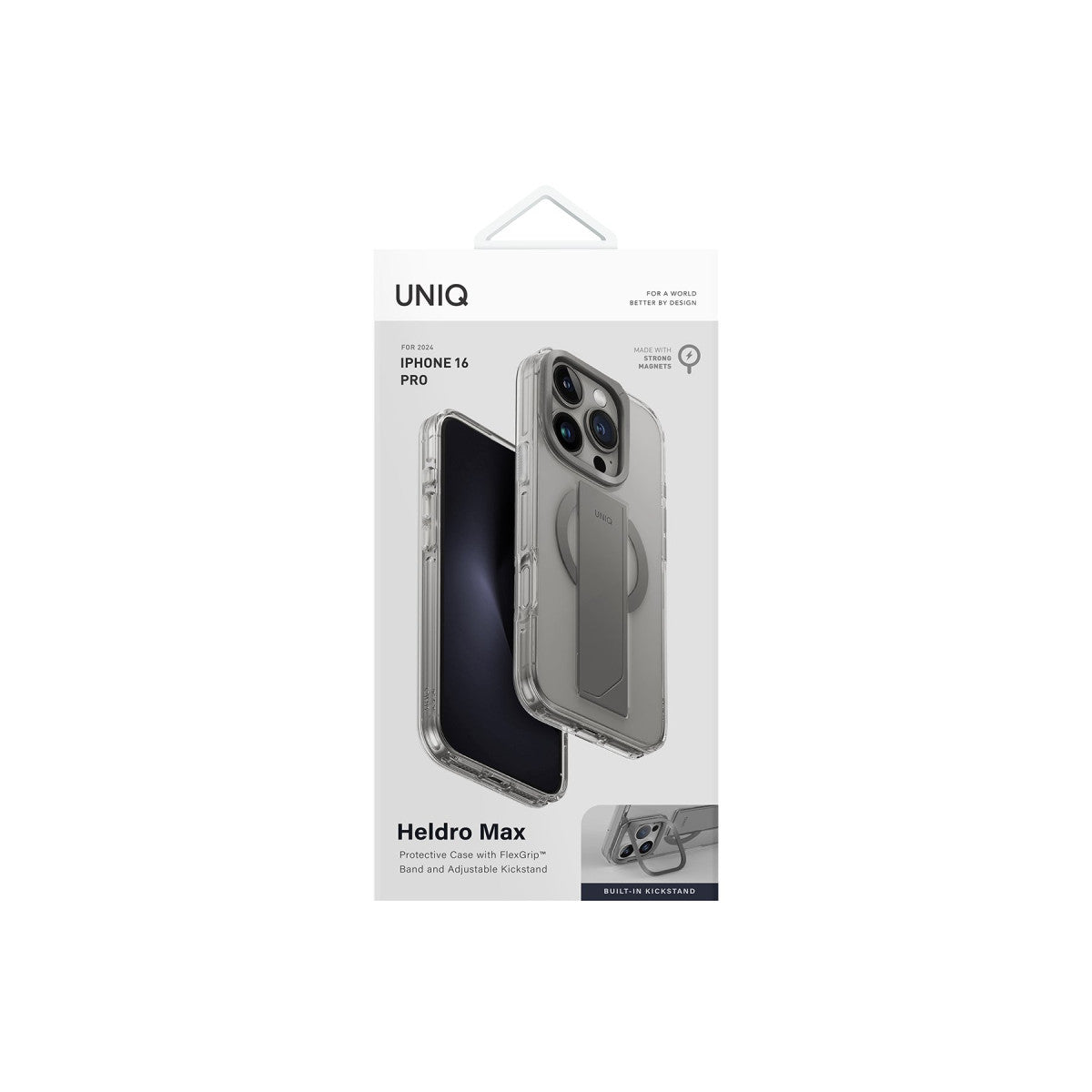 Uniq Apple iPhone 16 Pro Heldro Max Magsafe Standlı Kapak