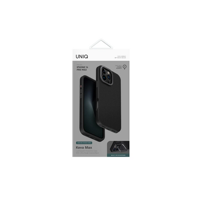 Uniq Apple iPhone 16 Pro Keva Max Karbon Magsafe Kapak - Siyah