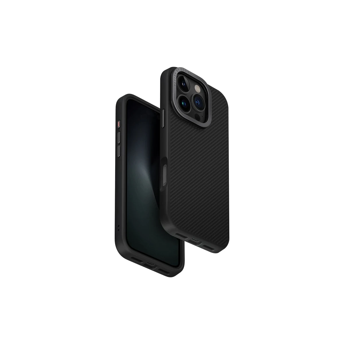 Uniq Apple iPhone 16 Pro Keva Max Karbon Magsafe Kapak - Siyah