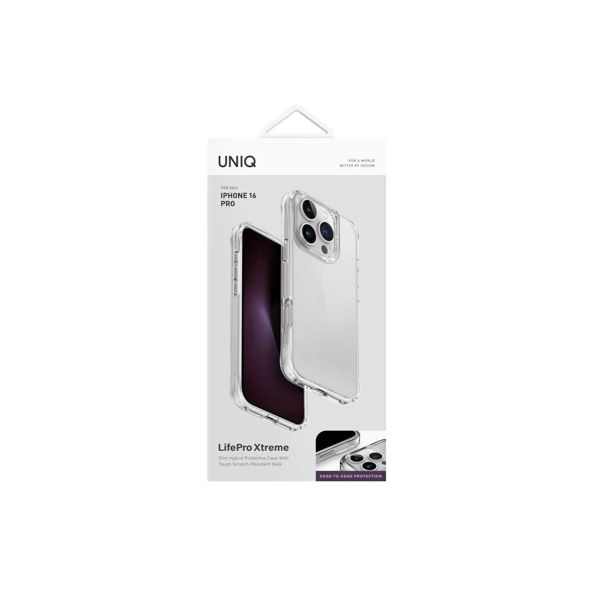 Uniq Apple iPhone 16 Pro LifePro Xtreme Kapak - Şeffaf