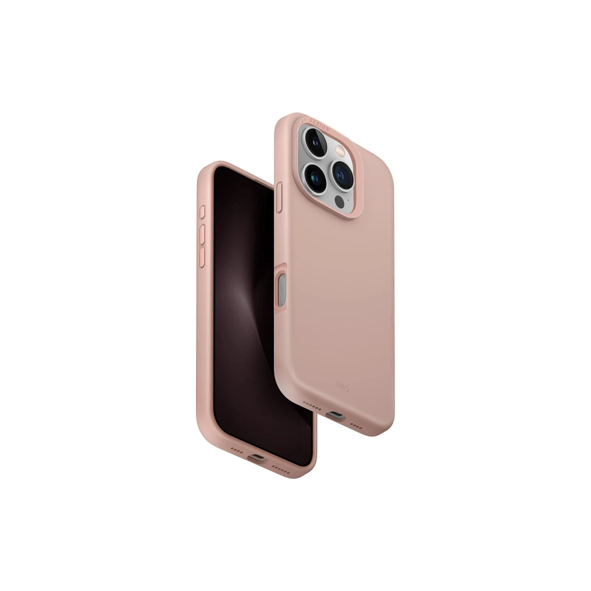 Uniq Apple iPhone 16 Pro Lino Hue Magsafe Kapak - Pembe