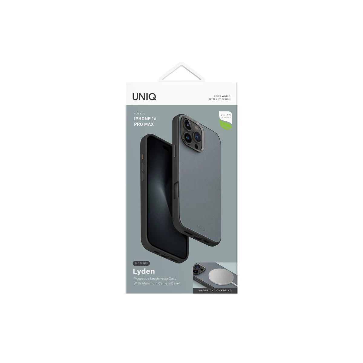 Uniq Apple iPhone 16 Pro Lyden DS Magsafe Kapak - Lacivert