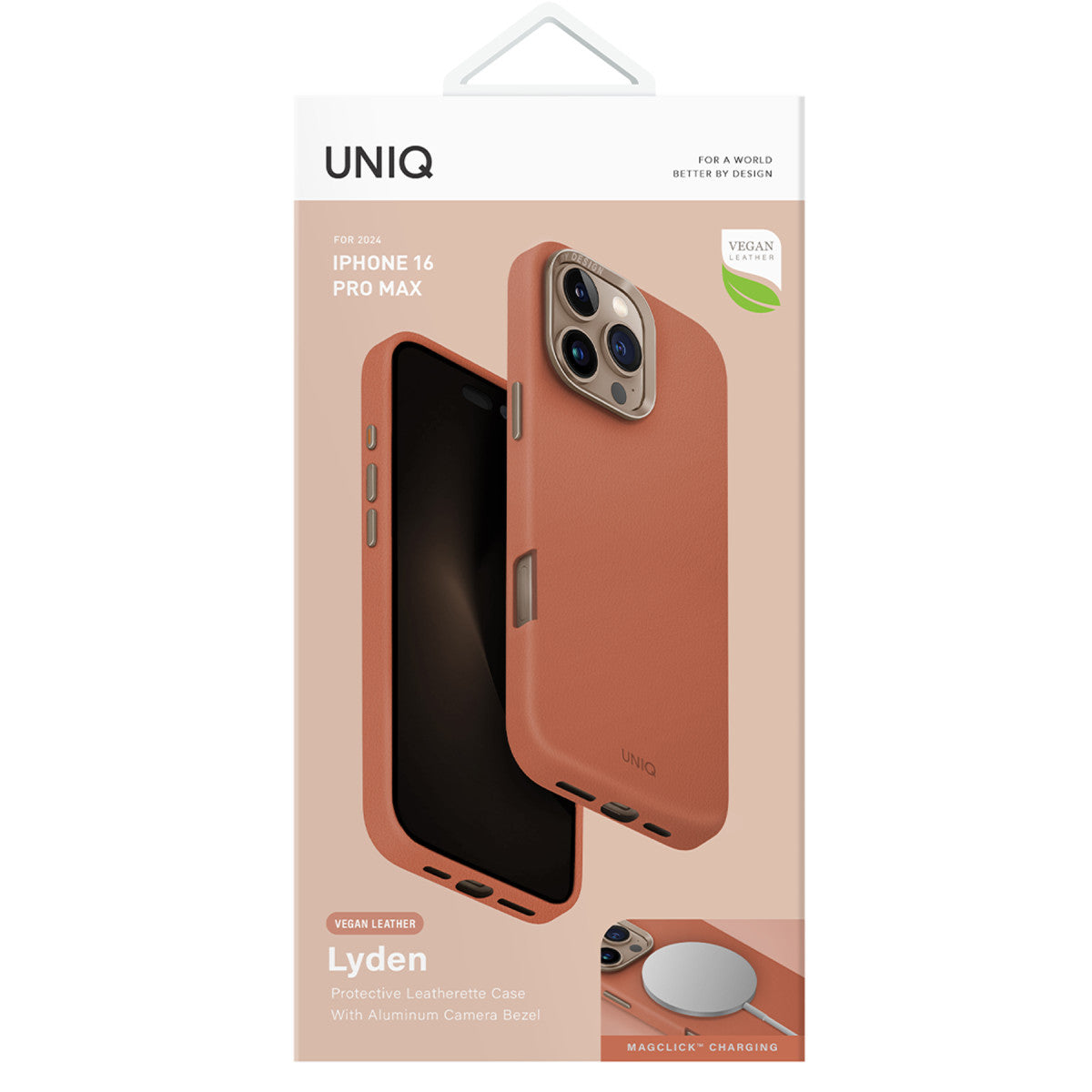 Uniq Apple iPhone 16 Pro Lyden Magsafe Deri Kapak