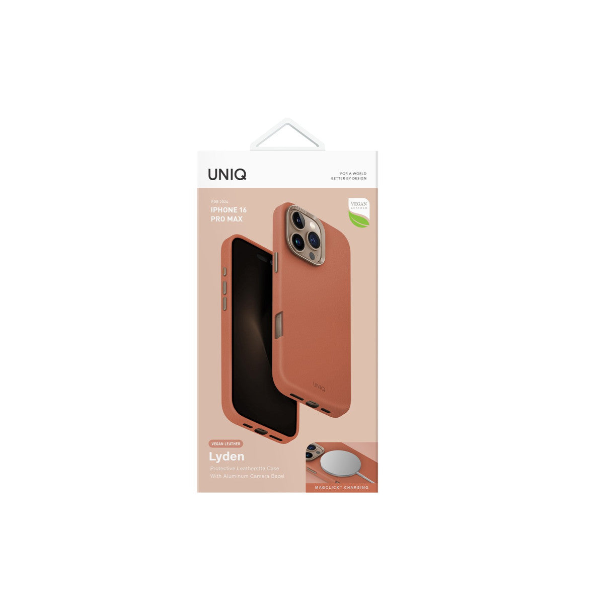 Uniq Apple iPhone 16 Pro Lyden Magsafe Deri Kapak