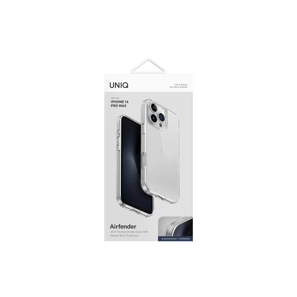 Uniq Apple iPhone 16 Pro Max Air Fender Kapak - Şeffaf