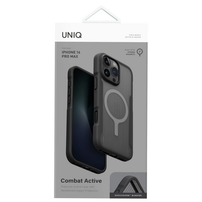 Uniq Apple iPhone 16 Pro Max Combat Active Magsafe Kapak - Siyah