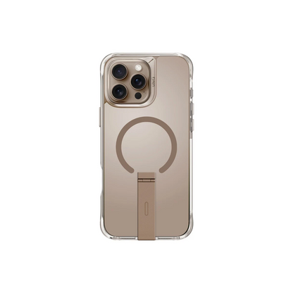 Uniq Apple iPhone 16 Pro Max Eleva Standlı Magsafe Kapak - Gold