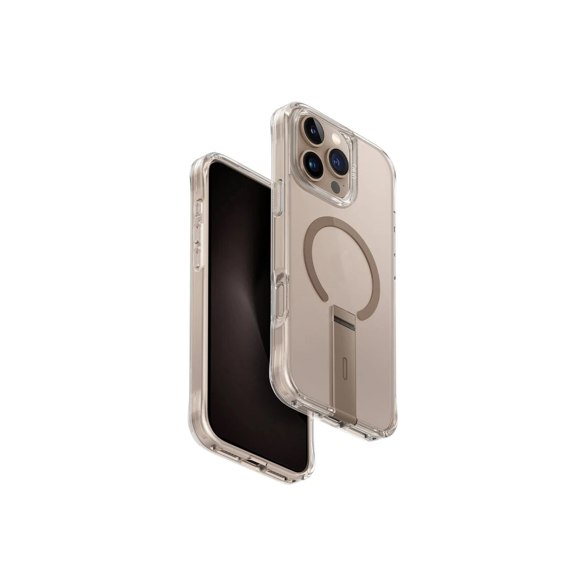 Uniq Apple iPhone 16 Pro Max Eleva Standlı Magsafe Kapak - Gold