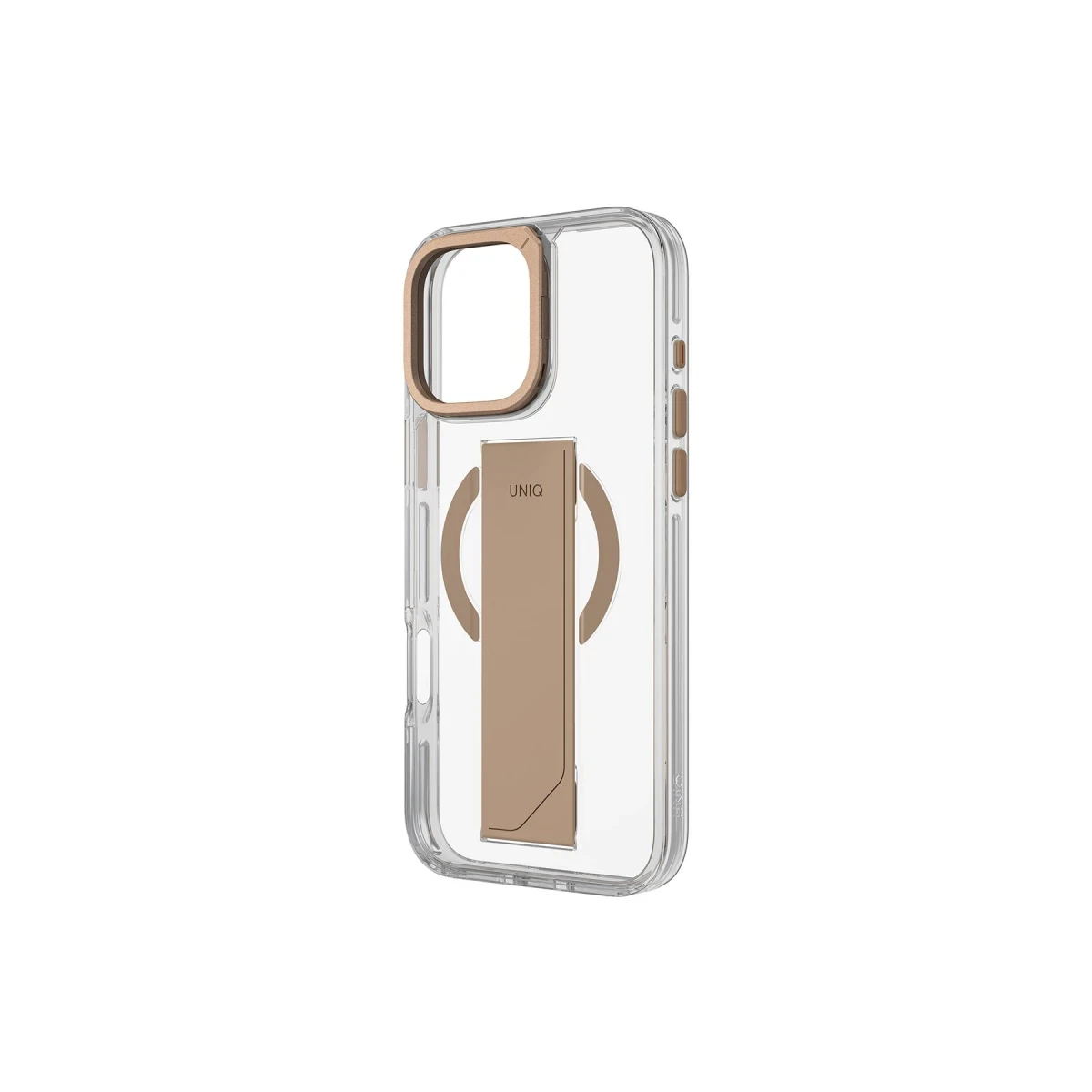 Uniq Apple iPhone 16 Pro Max Heldro Max Magsafe Standlı Kapak - Gold