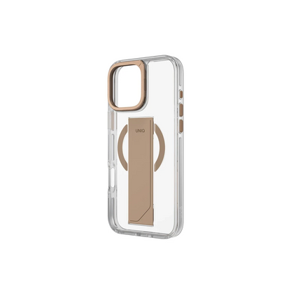 Uniq Apple iPhone 16 Pro Max Heldro Max Magsafe Standlı Kapak - Gold